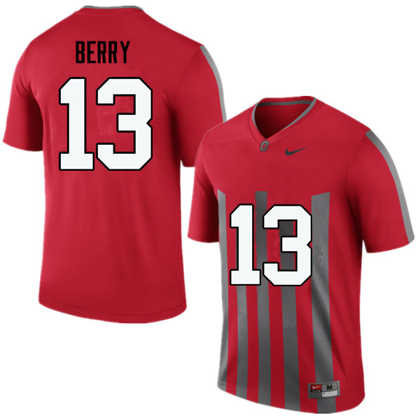 Men Ohio State Buckeyes #13 Rashod Berry College Football Jerseys Game-Throwback